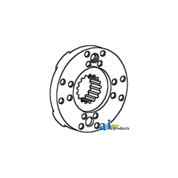 Brake Disc with Lining 9.8" x9" x2.3"